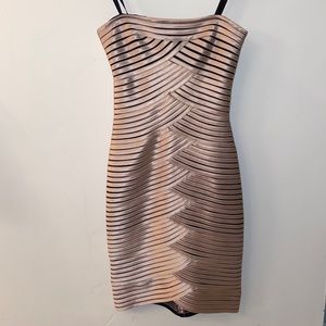 Strapless BCBG dress